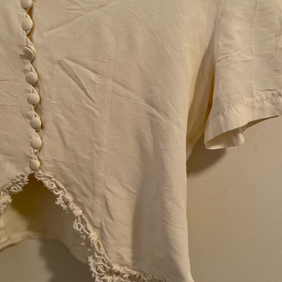 Vintage white crop top - Picture 2 of 2